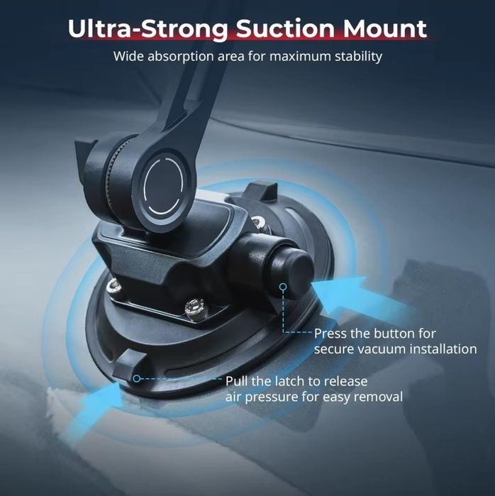 SmallRig 5123 suport suctiune auto pentru DJI Osmo Pocket 3