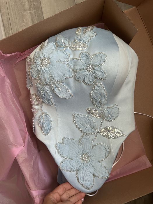 rochie nunta - corset + fusta xs Superba