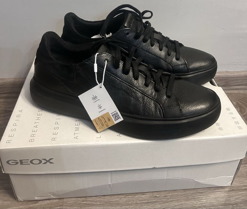 Мъжки кожени обувки Geox Respira