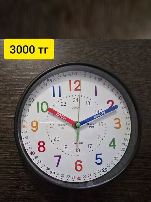 Английский алфавит часы