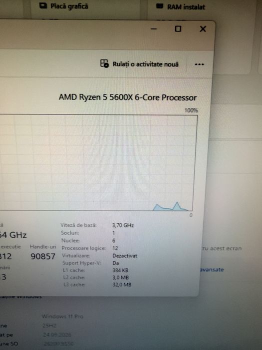 Sistem Desktop Gaming Ryzen 5 5600x 32g 512g nvme RX5600xt 6g