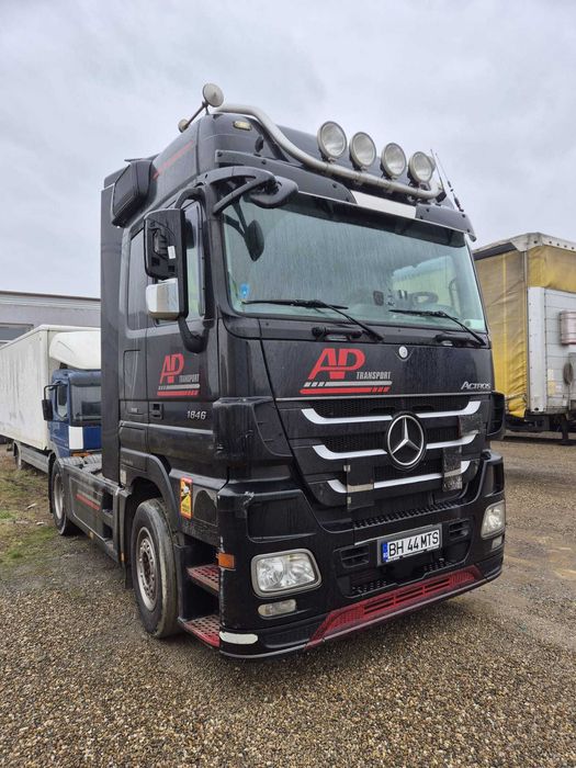 Vand Mercedes Actros 1846 mp3 an 2011+Semiremorca Schmitz  stand 2008
