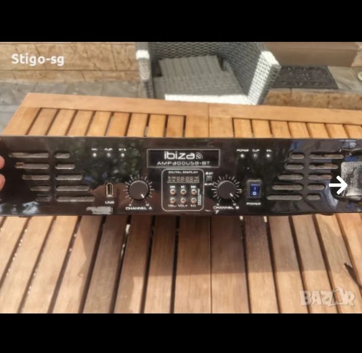 Усилвател Ibiza Sound AMP300USB-BT.