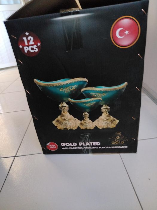 Gold plated Bagama 12PCS