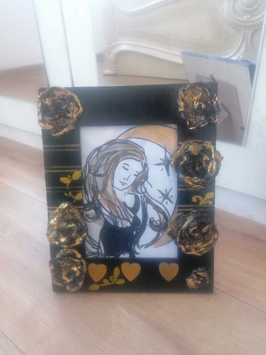 Rama foto decorata handmade