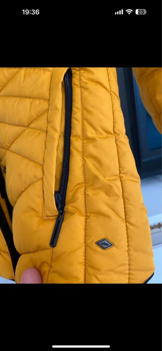 Geacă matlasată galben muștat Lee Cooper