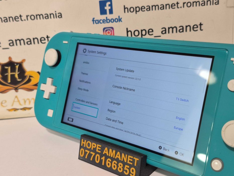 Hope Amanet P10/Consola portabila Nintendo Switch Lite 32GB