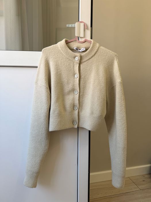 Бежевый кардиган Zara, S