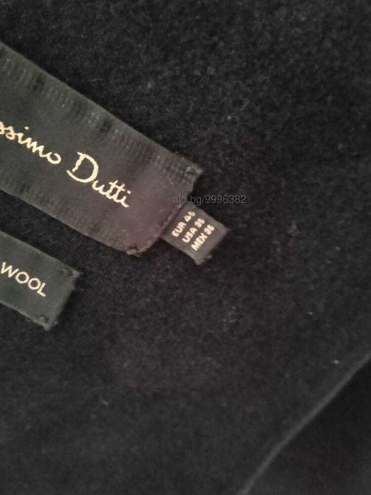 Палто Massimo Dutti мъжко от екстра вълна 46 размер