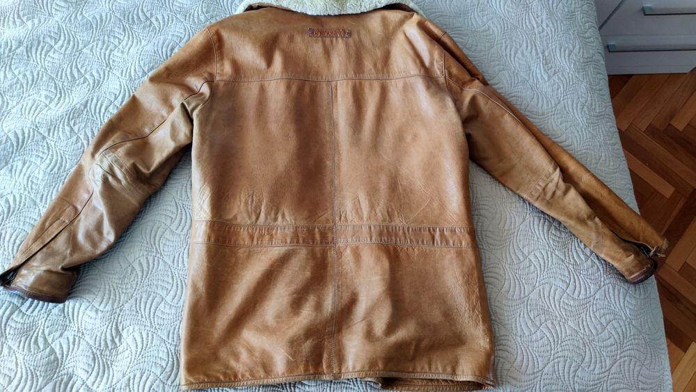 Марково мъжко яке от агнешка кожа Pierre Cardin