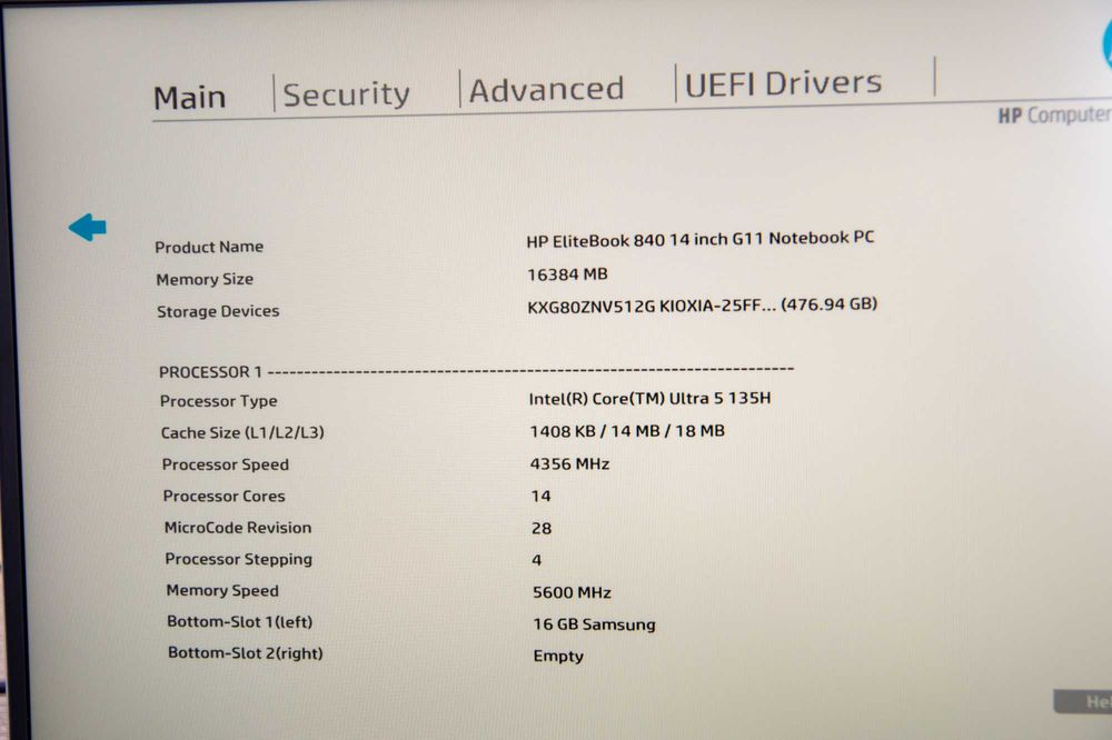 HP EliteBook 840 G11 / Ultra 5 135H / 16GB / 512GB / WUXGA IPS