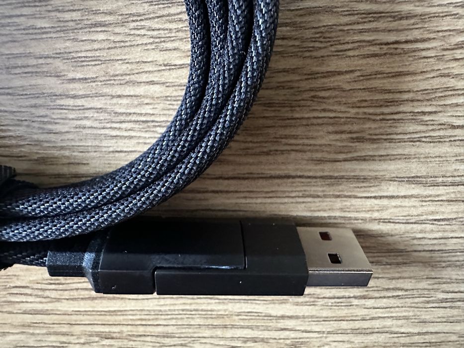 Vand cablu Multi-Interface Fast Charge Usb /Usb-C /Lightning 1M Textil