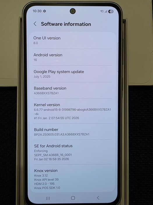 Samsung Galaxy A36 5G, 6GB/128GB Awesome white - нов, с гаранция