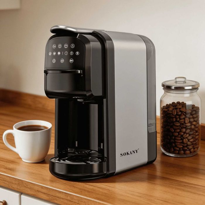 Kафемашина Sokany SK-04031 – 3-в-1, 700 мл, 1400 W