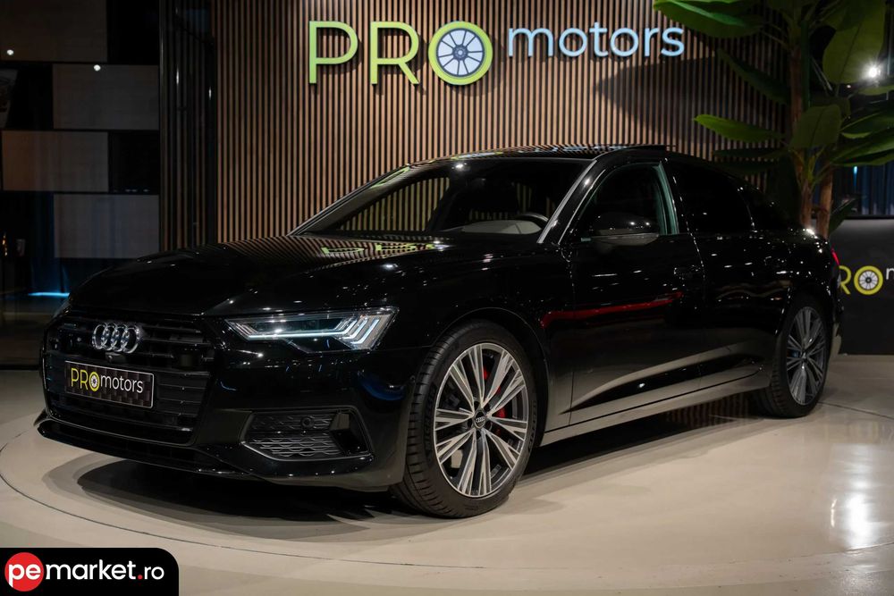 Audi A6 C8 55 TFSI quattro 340 CP | S line | Night Vision | B&O | Soft Close | Suspensie pneumatică