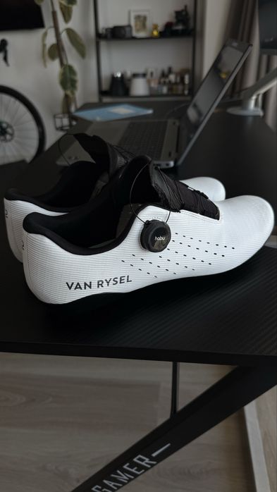 VAN RYSEL Încălțăminte Ciclism Pe Șosea Van Rysel Edr Alb