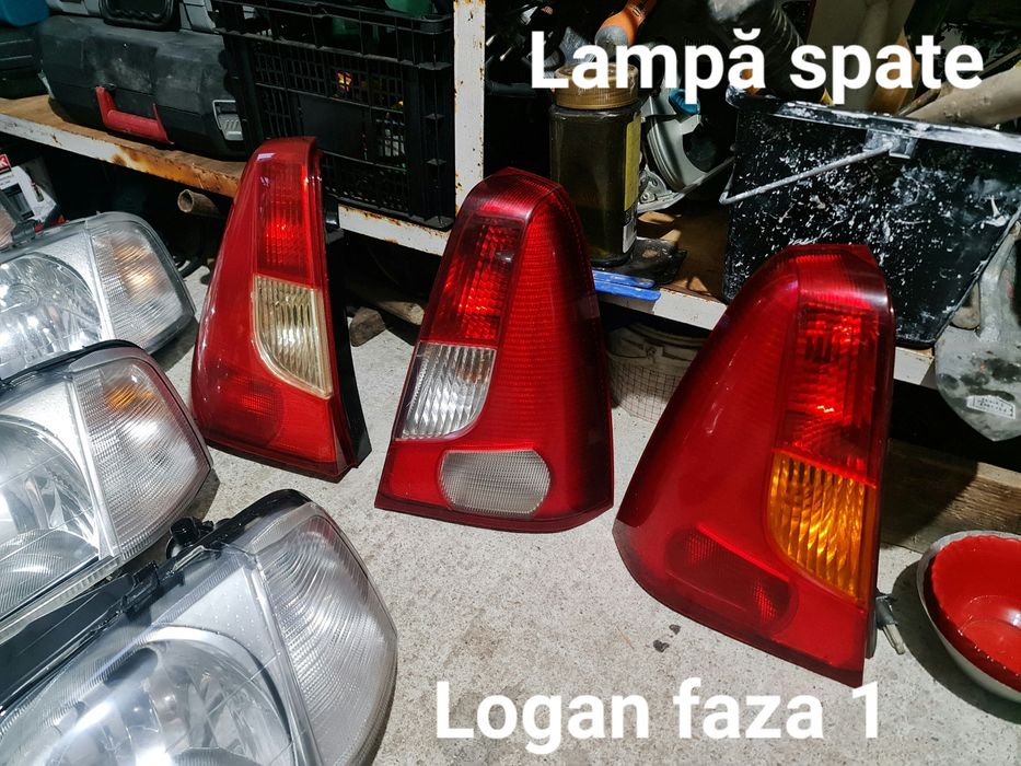 Faruri logan originale Elba (faza 1 ) și lampă spate