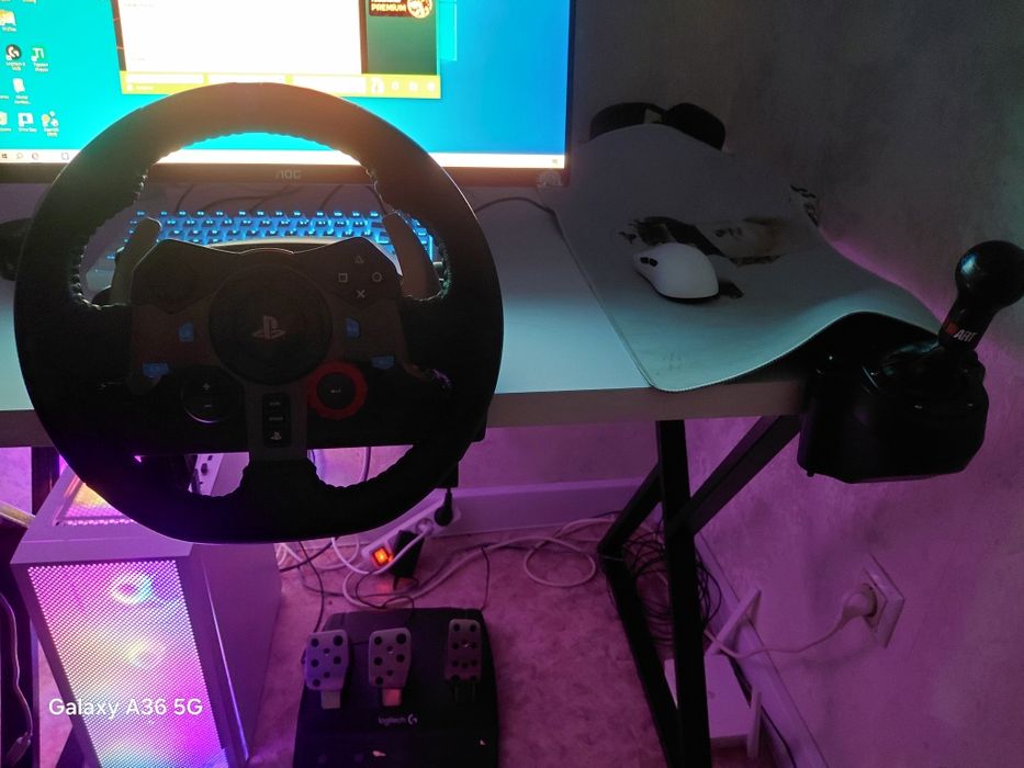 Игровой рул Logitech shifter