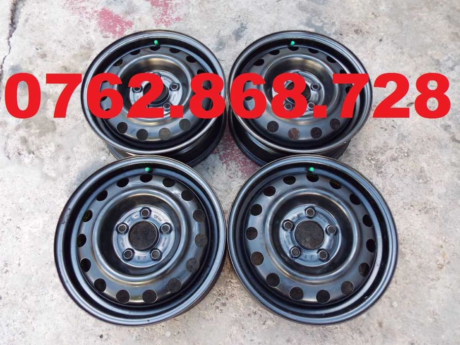 vand 4 jante de tabla pe 15" pentru hyundai i30,kia ceed pret 600ron toate4