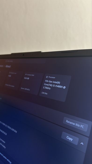 Asus TUF F15 Gaming – i5 11th, RTX 3050