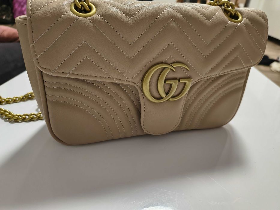 Geanta Gucci Marmont Nude