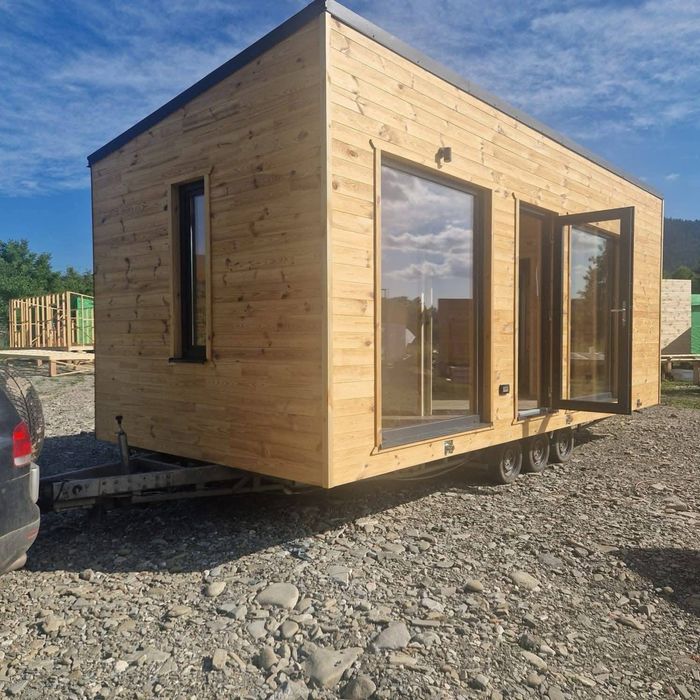 Container modular tiny house ciubar sauna