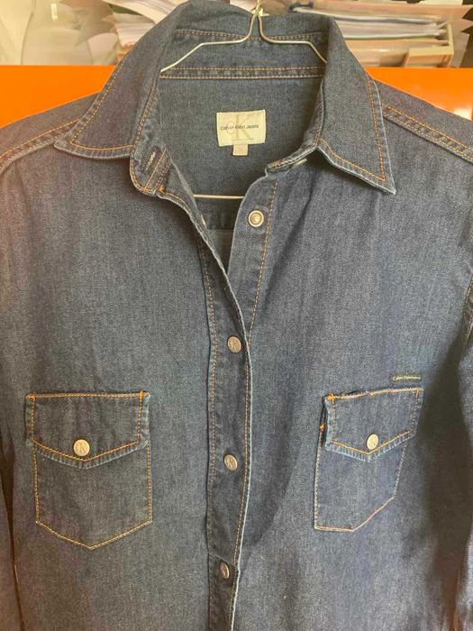 Риза деним Calvin Klein Jeans, размер М