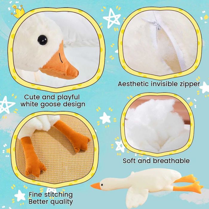 Jucarie plus gasca XXL 130 cm pentru copii perna pufoasa de dormit