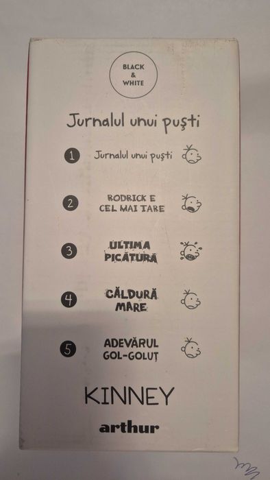 Jurnalul unui pusti ,editia Black&white,Jeff Kinney