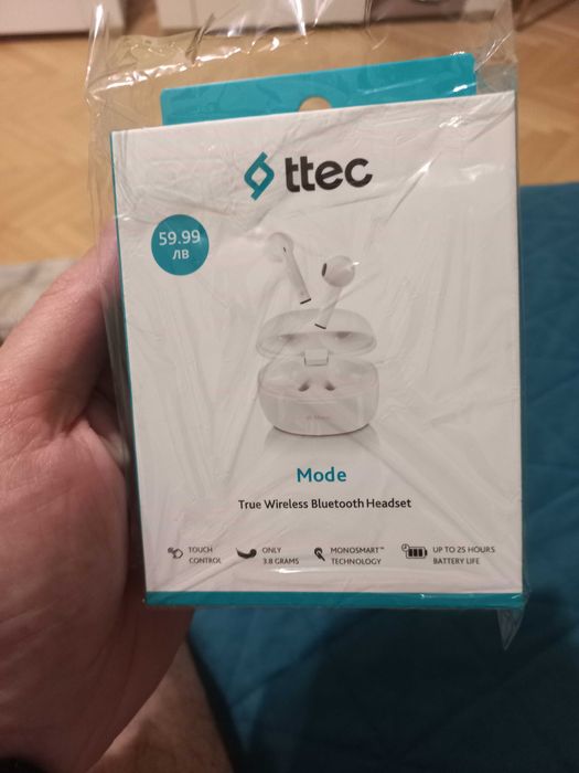 Безжични слушалки  ttec