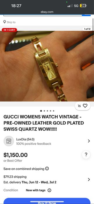 gucci watch wommen