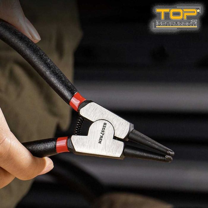 Клещи зегер 180 мм, BIGSTREN 22159, к-т 4 бр.