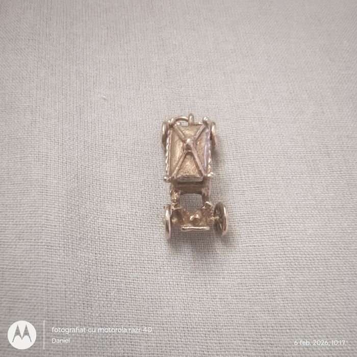 Pandantiv aur 9K caleașcă – bijuterie fină, model rar