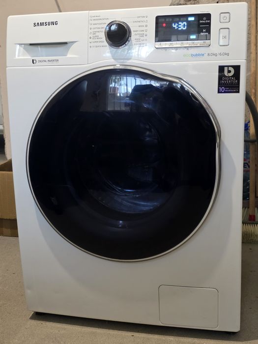 Пералня със сушилня Samsung WD80J6410AW В перфектно състояние