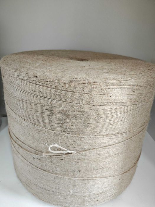 Пряжа Джут 100% ,верёвка джутовая,Бечевка,шпагат