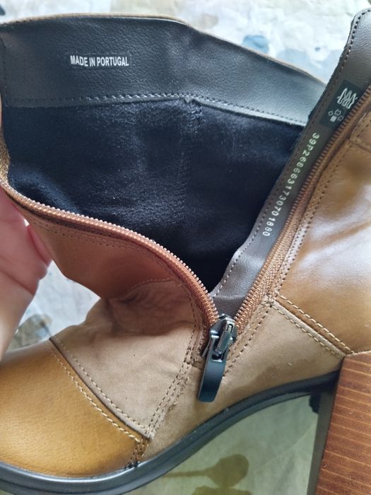 Дамски боти Ecco естествена кожа - 39 номер