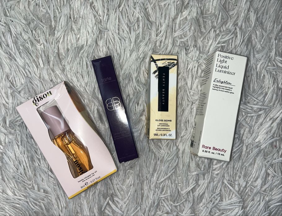 Козметика Gisou, Rare beauty, Tarte, Fenty Beauty