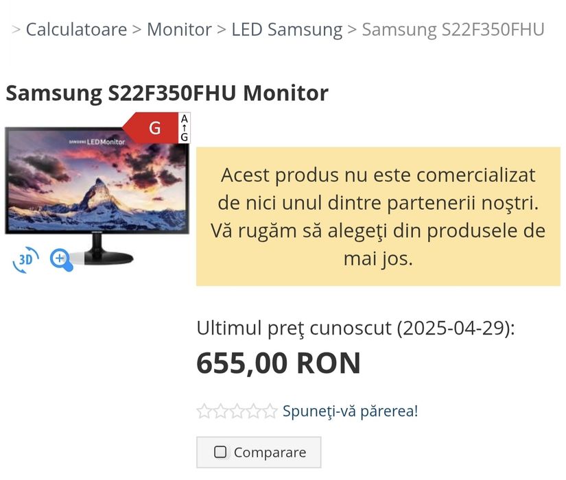 Vând doua monitoare led cu Hdmi pt camere video ,gaming sau conectate la PC