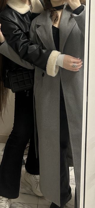 Длинное Пальто с ремнем