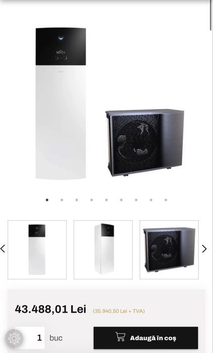 Vand pompa de caldura Daikin