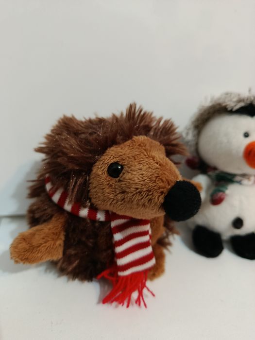 Lot 3 plusuri mici drăgălașe pentru Crăciun arici om de zăpadă și ren