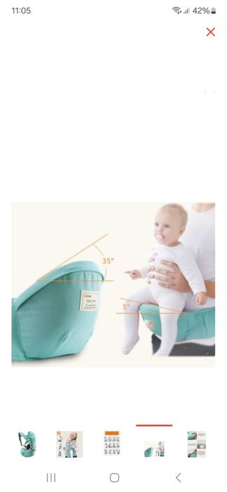 Сумка-рюкзак Aiebao - бирюзовый