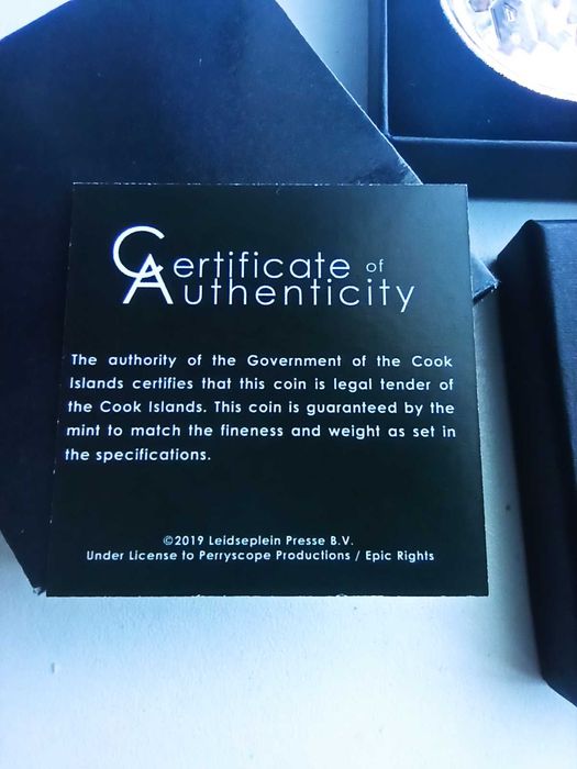 Страхотна Сребърна Монета AC/DC Ограничен Тираж