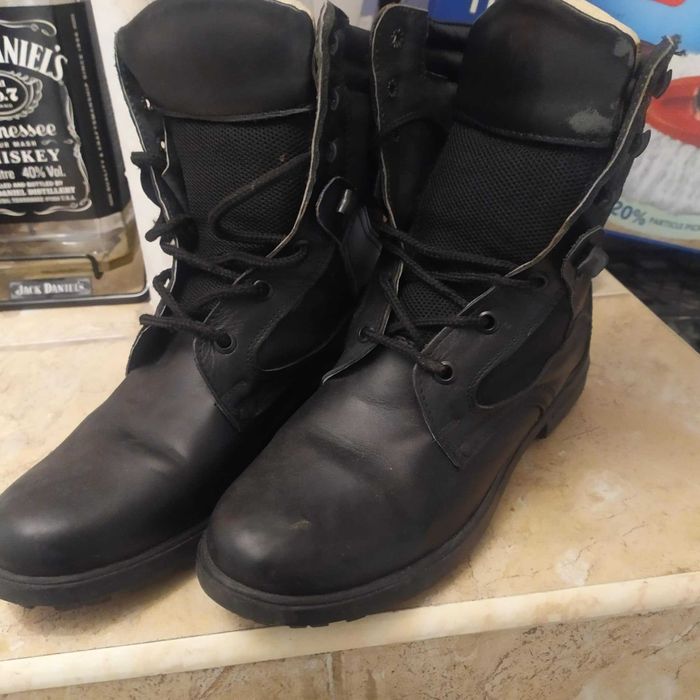 Дамски кубинки нови кожени