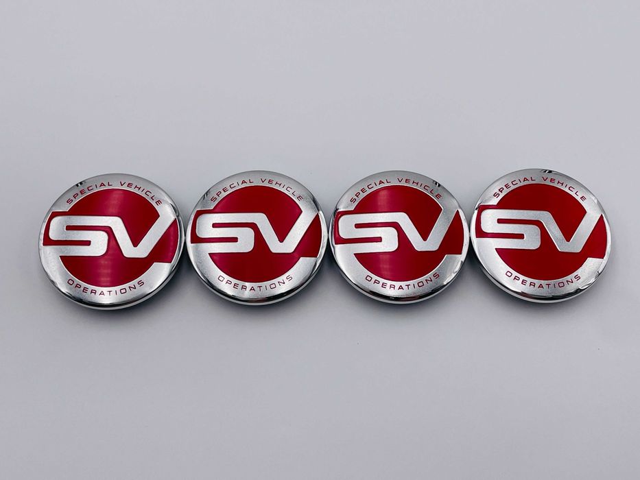 Set Capace janta compatibil Range Rover/Land Rover SV rosu