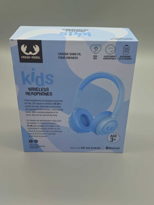 Безжични детски слушалки Fresh ’n Rebel Kids, Bluetooth 5.3, лимит dB!