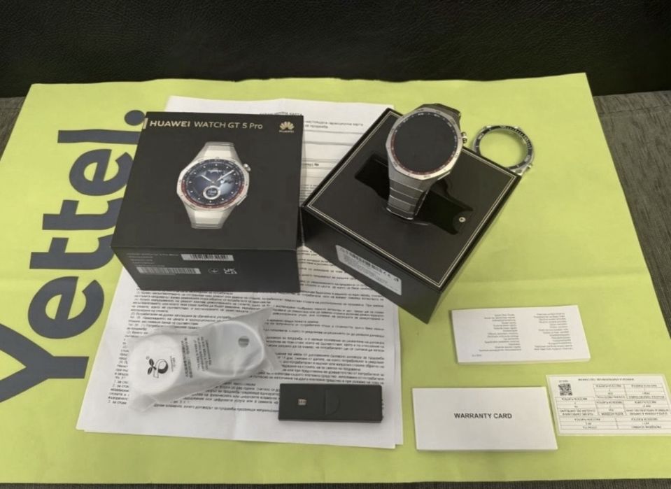 46mm Huawei Watch GT 5 Pro Yettel Гаранция 2026 Titanium GT5