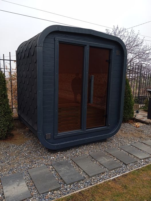 Сауна тип бъчва, руска баня ,парна баня,външна сауна