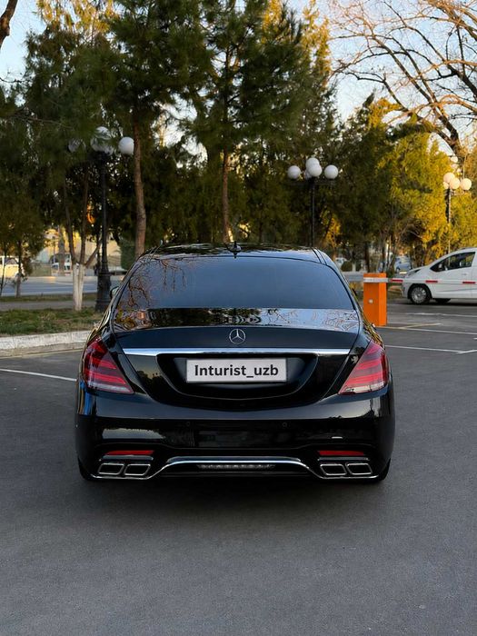 Mercedes-Benz W222 haydovchi bilan | Kortej | To'y | Aeroport | Kartej