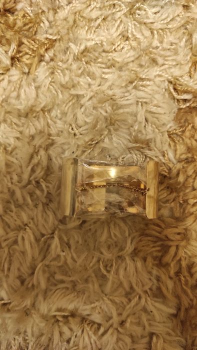 Широка дамска златиста гривна от медицинска стомана! - Чисто нова!